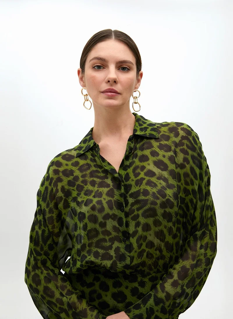 لولا كساديمونت Flowy Printed Shirtdress